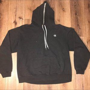 2000s Champion Black Hoodie